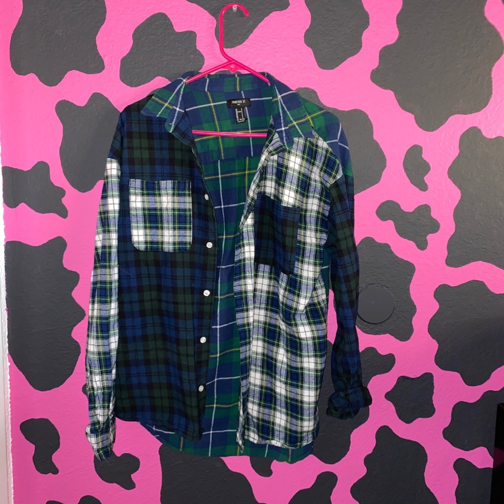 Multi color flannel